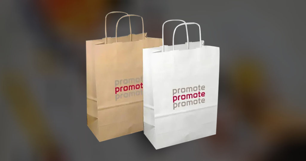 Paper Bags with Multicolour print upto 4 colours