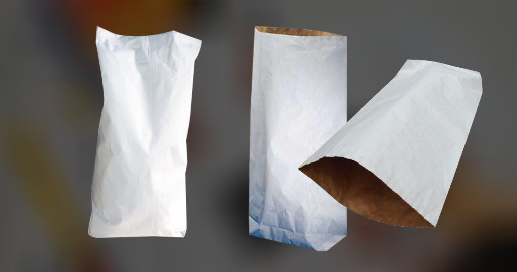White Paper Laminated HDPE/PP Bags